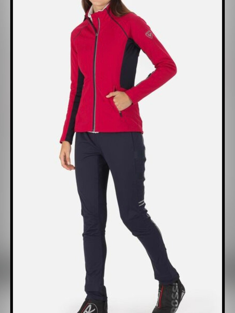 Rossignol Women's Red Softshell Jacket